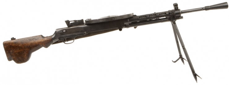 Deactivated Russian WWII 7.62 mm Ruchnoy Pulemyot DP